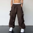 thumbnail image 2 of Pantalon Cargo pour Hommes Coupe Décontractée Pantalon de Randonnée Tactique pour Hommes avec Multiples Poches Décontracté Extérieur Travail Jogger Pantalon Cargo, 2 of 9