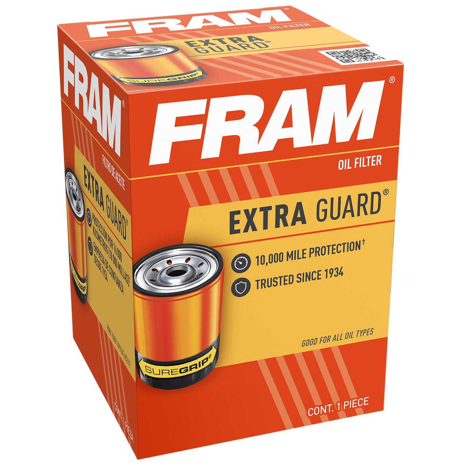 Filtre à huile amovible FRAM PH2870A Extra Guard