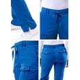 thumbnail image 4 of Adar Pro Sarraus pour Femmes - Pantalon de Sarrau Yoga à Jambe Étroite - P4100T - Étain - 3X, 4 of 7