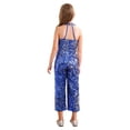 thumbnail image 4 of Choomomo Combinaison à Sequins pour Filles, Col Halter, Sans Manches, Fête, Danse Formelle, Bleu Royal 14, 4 of 7
