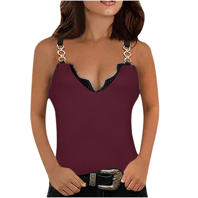 CHUANK Ichuanyi Blouse à Imprimé Sans Manches à Col en V pour Femmes, Décontractée, Ample, à Fermeture Éclair