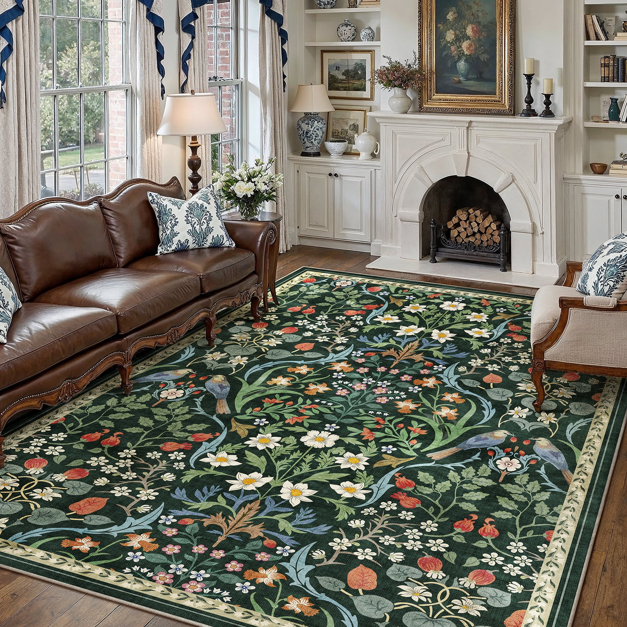 BERTHMEER 6'x9' Area Rugs for Living Room Bedroom Kitchen Office