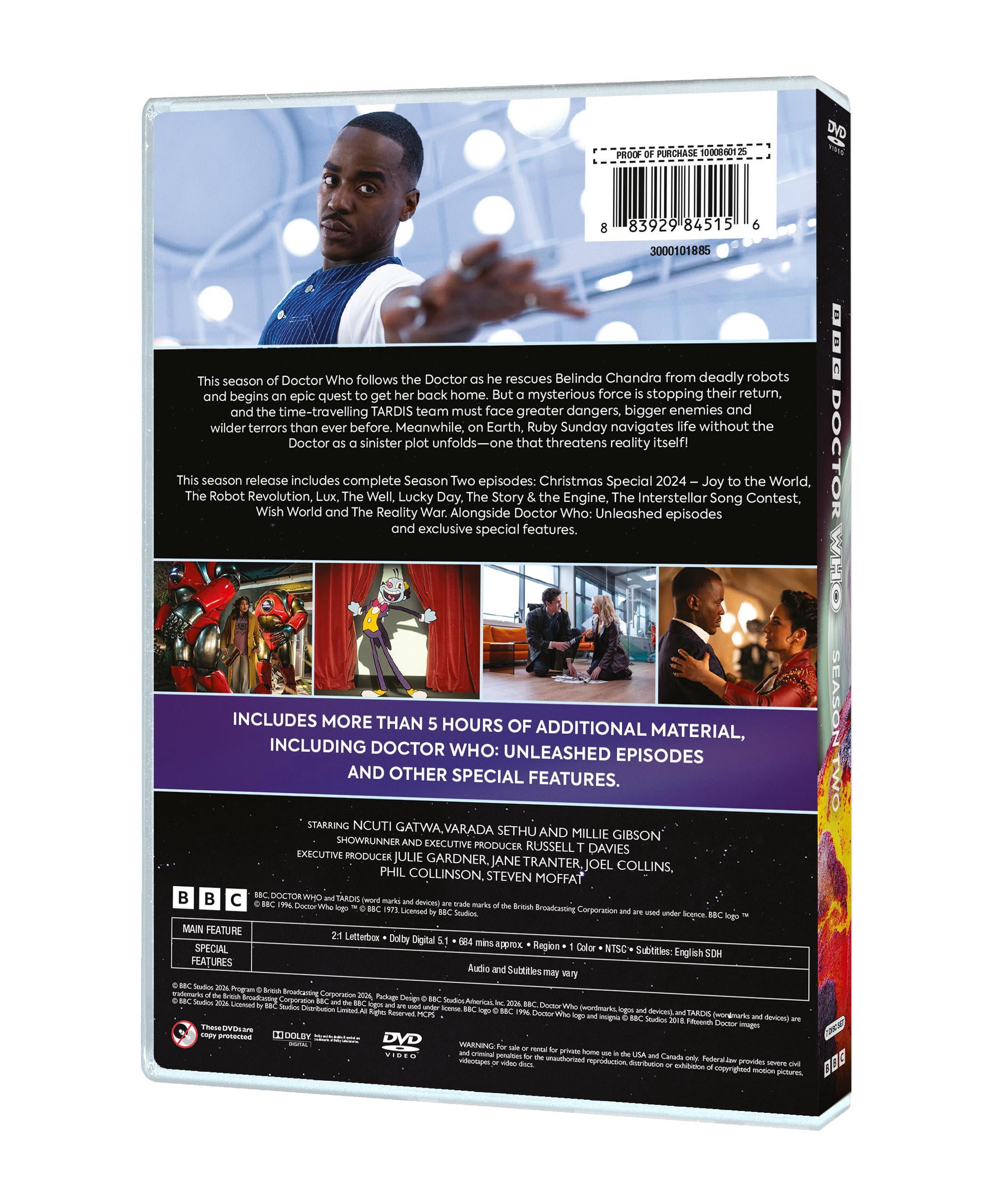 Doctor Who: Deuxième saison (2026) (DVD), La science-fiction, BBC