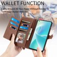 thumbnail image 2 of Case for OnePlus Nord 2T Zipper Wallet Cover Lanyard Crossbody Neck Strap, 2 of 5