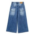 thumbnail image 2 of KIDSCOOL SPACE Girls Flare Jeans,Little Big Girl Ripped Wide Leg Summer Denim Pants,7-8 Years, 2 of 6