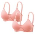 thumbnail image 1 of Birdeem Bras for Women 2Pc Womans Color Comfortable Hollow Out Perspective Bra Underwear No Rims, 1 of 12