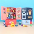 thumbnail image 3 of Ensemble de Jouets pour Réfrigérateur pour Enfants Boissons Simulées Jouet Réfrigérateur Jeu d'Imitation Cuisine Jouet, 3 of 10