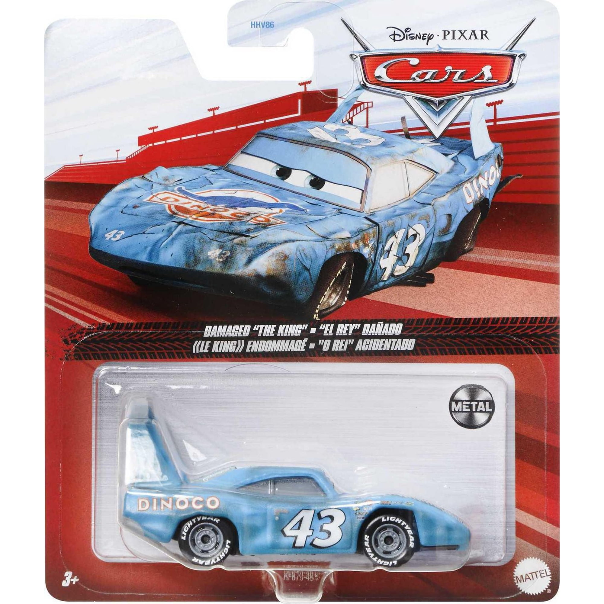 カーズ マテル DAMAGED KING ピクサー ディズニー Disney Pixar Cars Damaged 