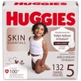 thumbnail image 1 of Huggies Skin Essentials Baby Diapers, Size 5 (27+ lbs), 132 Count, 1 of 9