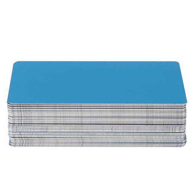 Metal Card, 50Pcs Metal Card Plate, Thicken Business For Office Men Women