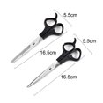thumbnail image 2 of Professional Razor Edge Series Ciseaux de Coupe pour Barbier - Ciseaux de Salon en Acier Inoxydable, 2 of 5