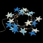 GARVALON Chaîne de lumière de l'océan LED Éclairage Thème nautique 1Set