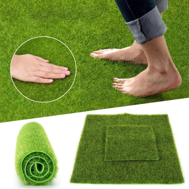 Essen Synthetic Artificial Grass Mat Turf Lawn Garden Landscape Ornament Home Decor