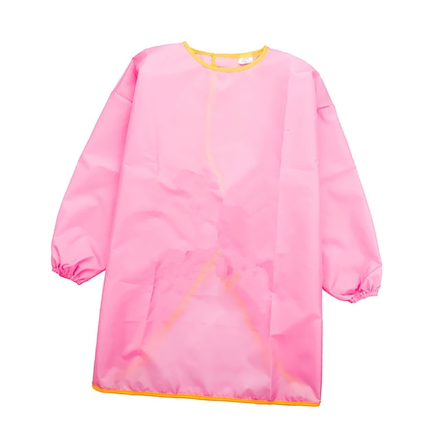 Kids Waterproof Apron Painting Drawing Eating Smock Bib 90-150cm