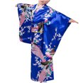 thumbnail image 4 of Fashion Girls Kimono Tradition Improved Printing Cardigan Pajamas Robe Formal Wear Kimono Set, 4 of 9