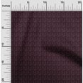 thumbnail image 2 of oneOone Georgette Viscose Chocolate Brown Fabric Abstract Irregular Lines Sewing Craft Projects Fabric Prints By Yard 42 Inch Wide, 2 of 4