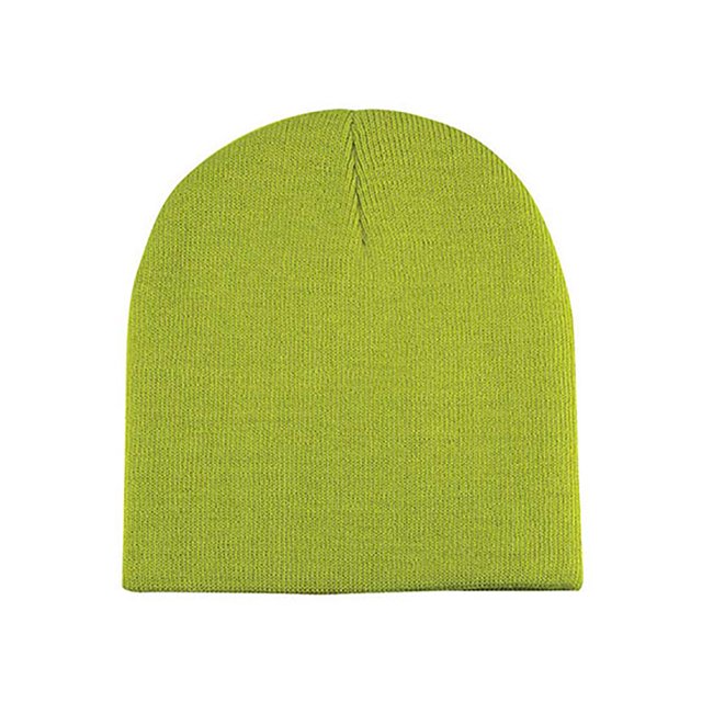 Bonnet Tricoté Sans Revers - Lime