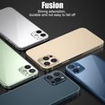thumbnail image 2 of Phone Camera Cover Aluminum Alloy Phone Lens Protector Camera Lens Film Protector, Blue, Replacement for iPhone 12 Mini, 2 of 9