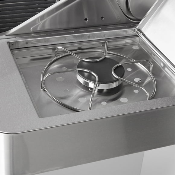 Monument Grills Couvercle Clearview 4 Brûleurs avec Brûleur à Saisir Latéral Gril au Gaz Propane
