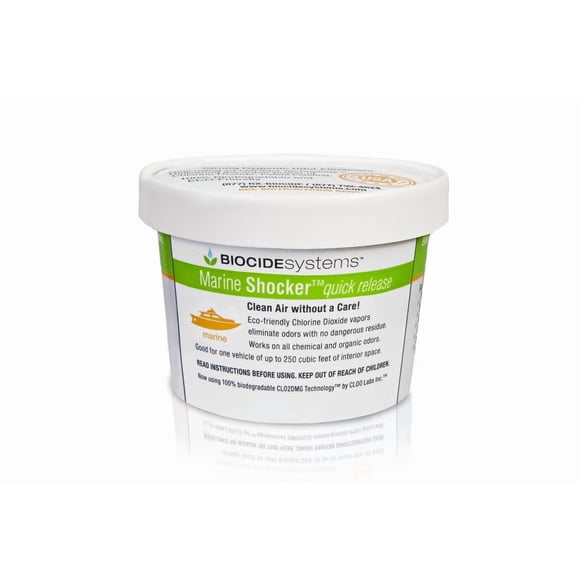 Biocide Systems Absorbeur d'Odeurs 3237, Amortisseur Marin; Cuve Autoportante; Non Parfumé; à l'Unité; avec Emballage Anglais