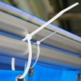 thumbnail image 2 of White Reusable Nylon Cable Ties With Buckle Lock Adjustable Zip Ties For Organizing Cables Wires Decorations Garden Plants Heavy Duty Weather Resistant Pack Of 100 Multi-Color, 2 of 5