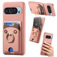 thumbnail image 1 of Étui pour FOXDOCK Google Pixel 9 Pro TG, Cuir, Anneau Ourson, Porte-Cartes, 1 of 4