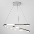 thumbnail image 2 of Artika Salto Modern LED Pendant Light Fixture, Chrome, 2 of 5