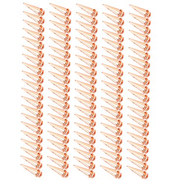 Punk Cone Spikes Studs, Metal Rivet Spikes 100 Sets for Shoes Bags Tree Type