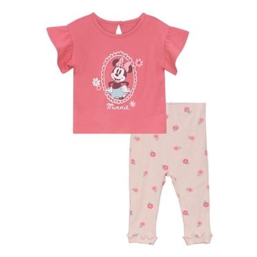 Disney Minnie Mouse 2-piece Baby Girls' Top and Legging Set