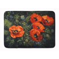 thumbnail image 1 of Carolines Treasures BDBA0007RUG Coquelicots par Daphne Baxter Machine Lavable Mousse Mémoire Tapis, 1 of 4
