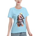 thumbnail image 2 of T-Shirt Basique à Manches Courtes pour Femmes Naruto Naruto Hinata, 2 of 6
