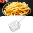 thumbnail image 1 of Stainless Steel Deep Fryer Basket, Multifunctional High Temperature Resistant Frying Basket for Frying Chips Chicken Fish Fries, 1 of 7