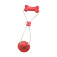 thumbnail image 1 of Chew Resistant Pet Molar Toy for Aggressive Chewers, Interactive Teething Ball with Bounce Design Dog Mental Stimulation, 1 of 8