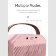 thumbnail image 3 of Mini BT Karaoke Machine Karaoke Speaker with Wireless Microphones Dazzling, 3 of 8