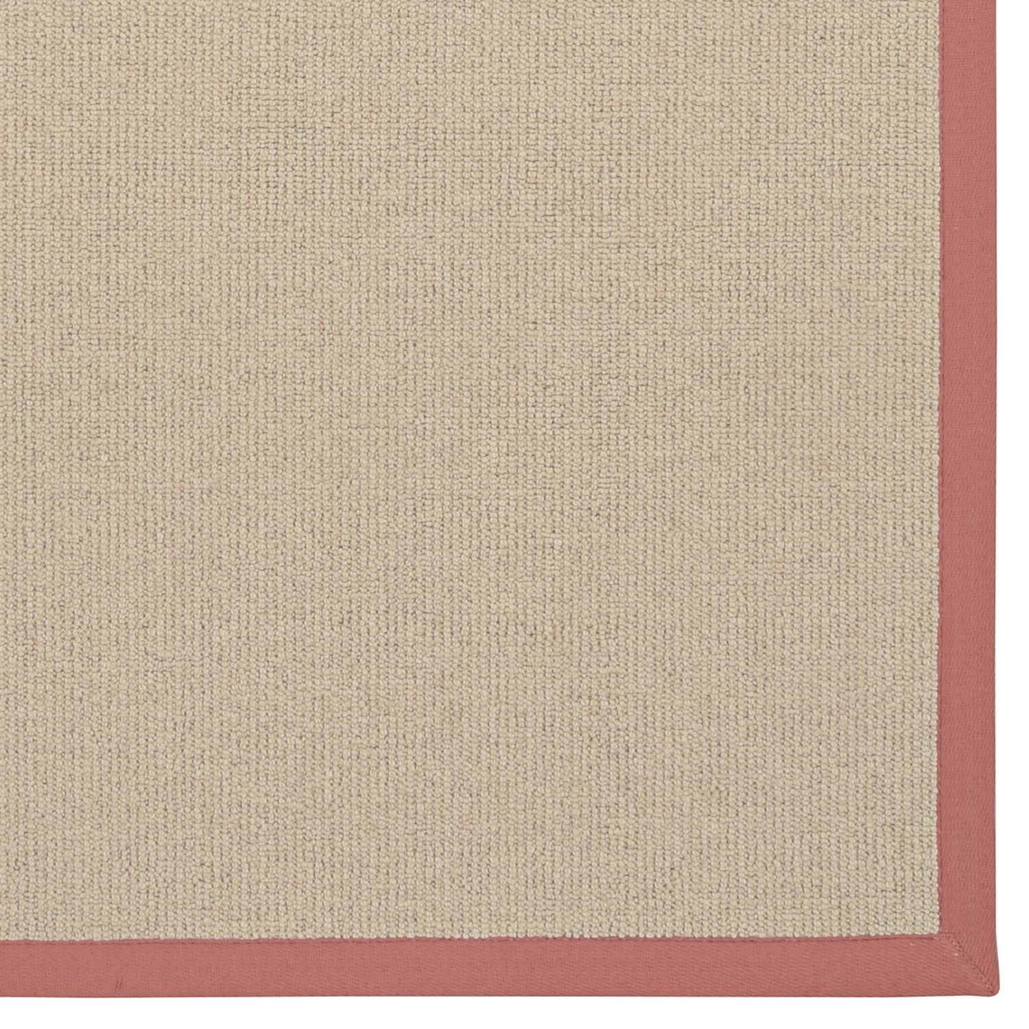 Tapis Athena naturel et orange brûlé de 5 pi x 8 pi