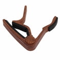 thumbnail image 3 of Guitar Capo, Firm Locking Quick Release Capos Accessory Portable With 5Pcs Pick For Playing Dark Wood Colour,Light Wood Colour,Black, 3 of 8