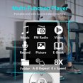 thumbnail image 2 of maytalsory MP3 Player 16G Portable MP3 Music Player Hi-Fi Rechargeable Sport Audio Video Adapter, White, 2 of 8