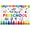 1A, variant on Colorful Crayon Preschool Banner First Day School Theme Educational Decor for Classroom Decoration Kids Event