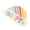 B, variant on Nilvkv 50*80Cm Semicircular Bathroom Mat Sanitary Absorbent Mat Household Door Mat Toilet Mat Quick Drying Floor Mat