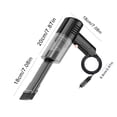 thumbnail image 3 of PRETXORVE Handheld Vacuum with Washable Filter Powerful Suction Small Car Vacuum Cleaner Mini Dusts Buster 120W High Power Cleaning for Car, 3 of 9