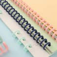 thumbnail image 2 of mmirethe 10pcs/set Reusable Plastic Binder Spines Convenient And Durable Solution For Loose Leaf Binders Light pink+10pcs, 2 of 6
