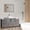 Grey, variant on Vanity Art 60 in. W Single Sink Bathroom Vanity with Engineered Marble Top and Free Mirror