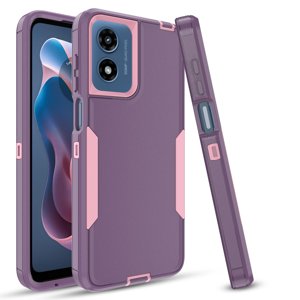 Venoro Housse de téléphone portable pour Motorola Moto G Play, rose