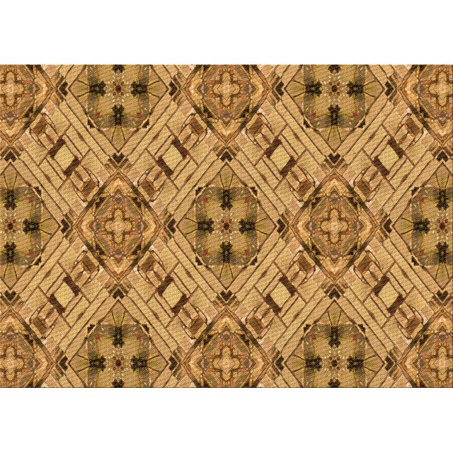 Ahgly Company Machine Washable Indoor Rectangle Transitional Saddle Brown Area Rugs, 2' x 3'