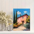 thumbnail image 2 of Qisvanset Colorful Beach Umbrella Watercolor Canvas Print 12x16 Inch Home Decor, 2 of 8