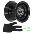thumbnail image 2 of Kit de Balle YoYo, Alliage Aluminium Professionnel YoYo Non Réactif YoYo Réactif avec Gant et 3 3 Pcs Cordes YoYo pour Débutant Tour de Retour Lié, 2 of 7