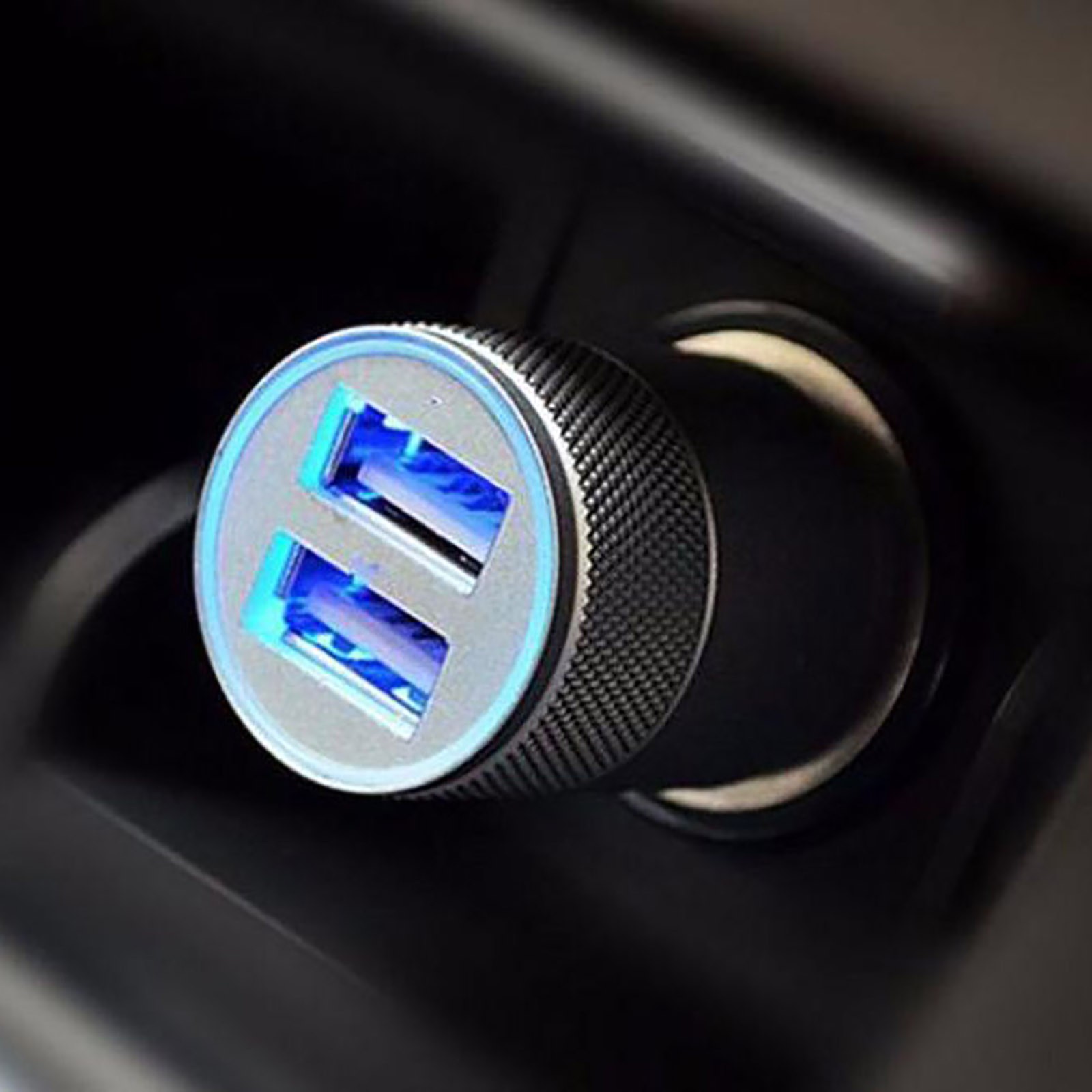 Product Category Car Charger USB Port Universal Power Adapter for 12V Vehicles with Socket Compact Car Charger for Onboard USB Power)