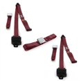 thumbnail image 1 of Jeep Cherokee 1974-1983 Avion 3 Points Burgandy Kit de Ceinture de Sécurité Rétractable - 3 Ceintures, 1 of 1