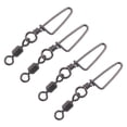 thumbnail image 4 of 30 Pack Ball Bearing Fishing Swivels Snap Coastlock Fishing Line Connector Stainless Steel Fishing Swivels Fish Tackle Tools, 4 of 12