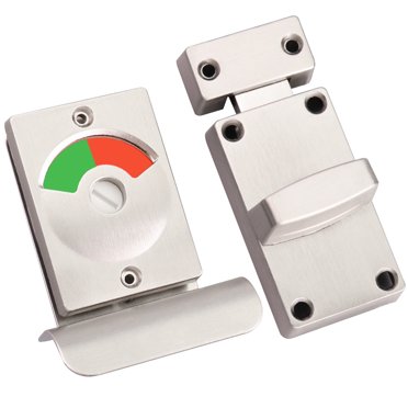 Miangastore 1 Set Red and Green Indicator Door Lock Toilet Door Lock for Bathroom Public Restroom